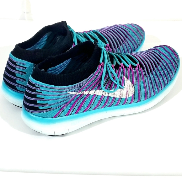 NIKE FREE RN MOTION FLYKNIT RUNNING SHOES. WOMENS Sz:8.5 LIKE NEW! LIGHTWEIGHT - Picture 6 of 11
